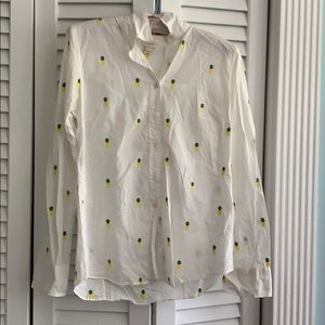 J Crew pineapple blouse